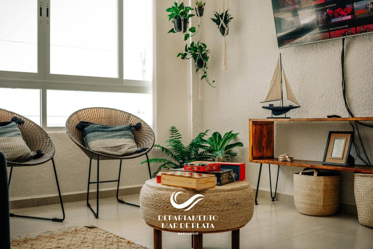 Hermoso Departamento Nuevo A 50 Metros De Playa!! Manzanillo Exteriör bild