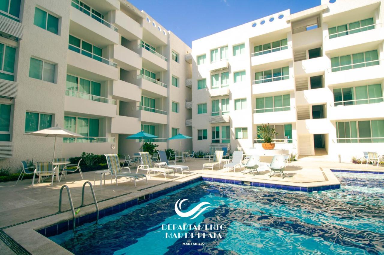 Hermoso Departamento Nuevo A 50 Metros De Playa!! Manzanillo Exteriör bild